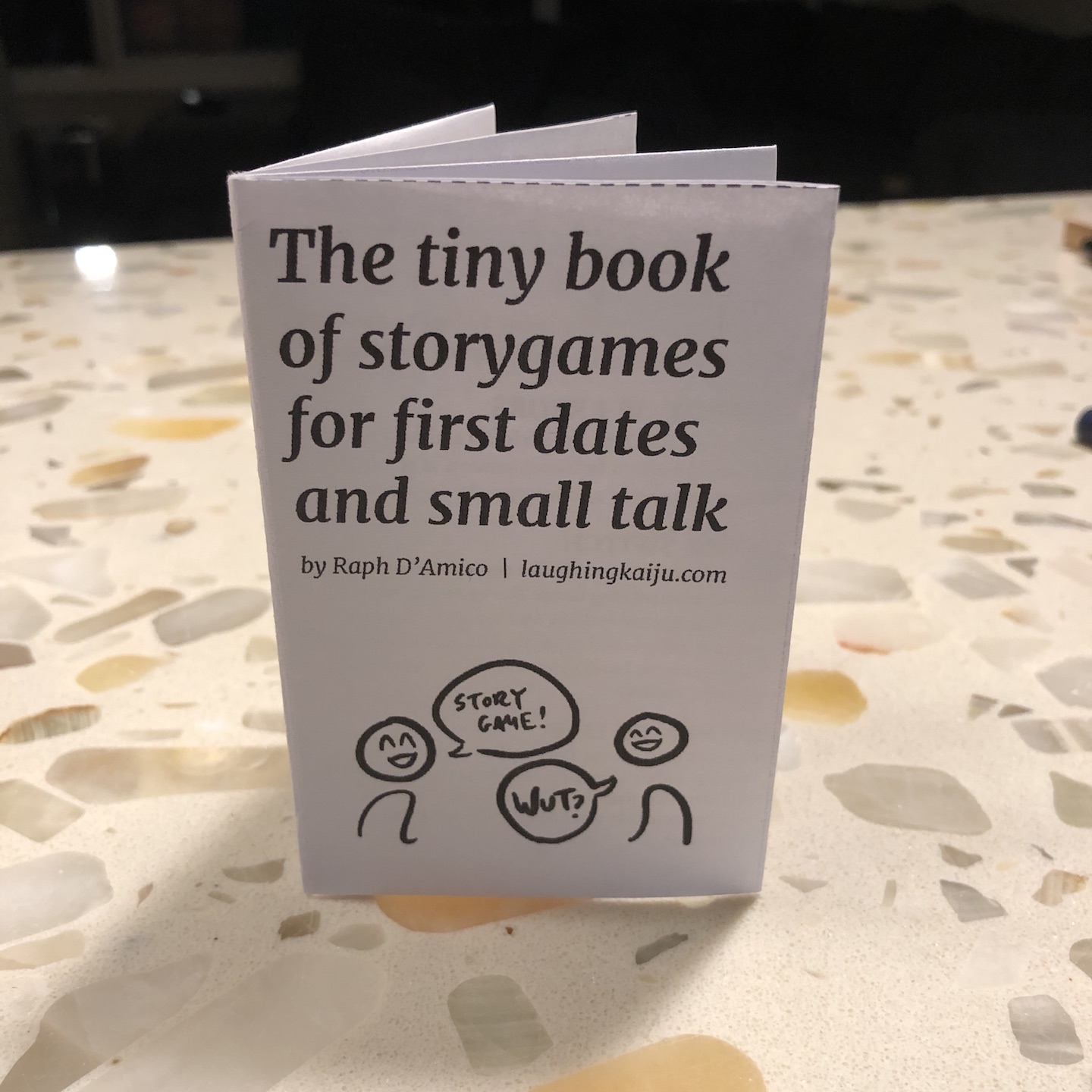 The tiny book of first date storygames
